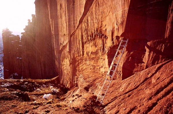 Ladder at base of Kingfisher