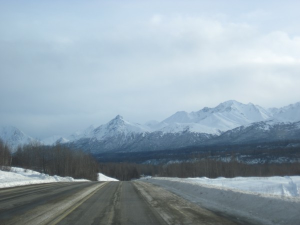 On the drive to Valdez - 2/17/13.