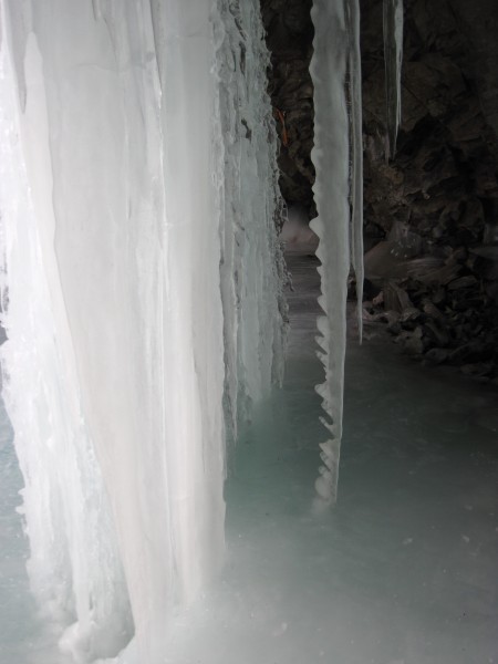 Some pretty cool icicles.