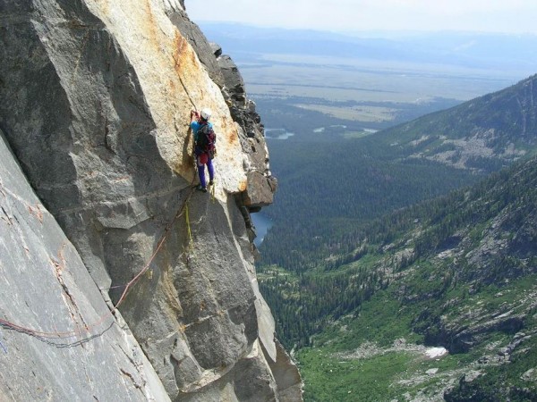 me leading the money traverse