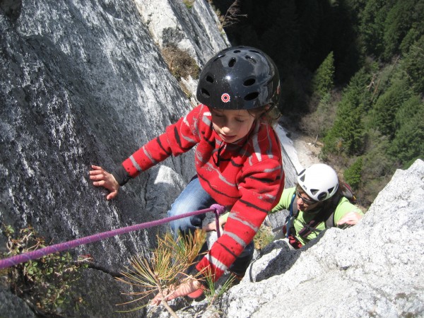 My daughter and Wife finishing the 2nd pitch.