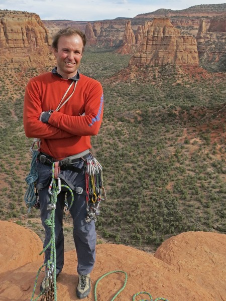 Mark on the summit of Sentinel Spire