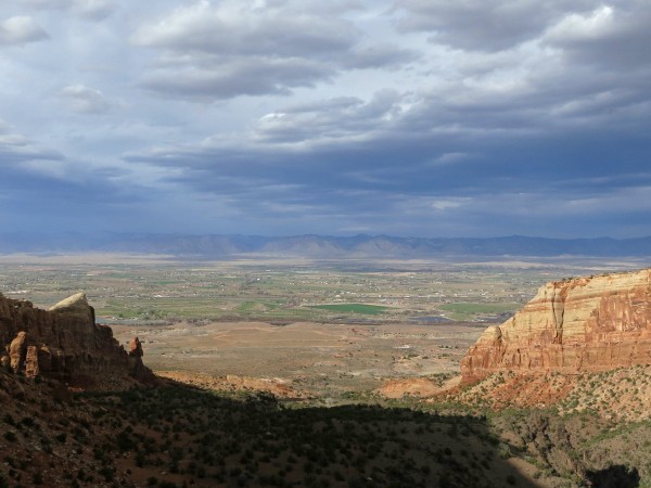 View looking north towards Fruita