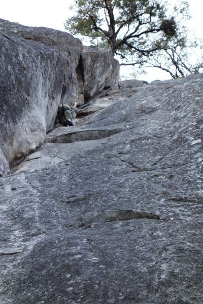 Cory working his way up with double hand stacks