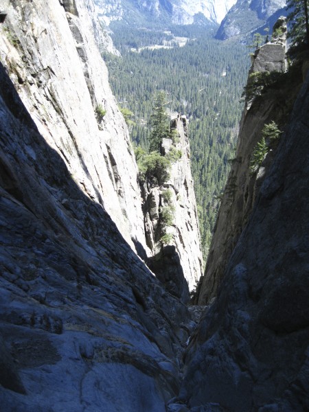 The descent gully
