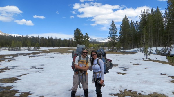 Victor and me near Delaney Creek