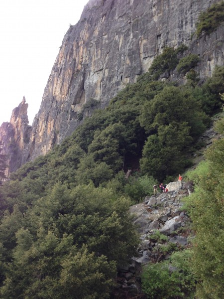 Looking back at Arrowhead Spire. This photo is taken when off route. T...