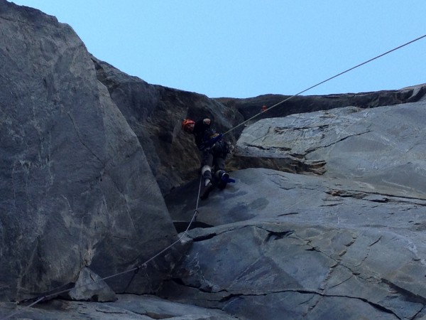 Caleb leads Mark of Zorro. Steep!