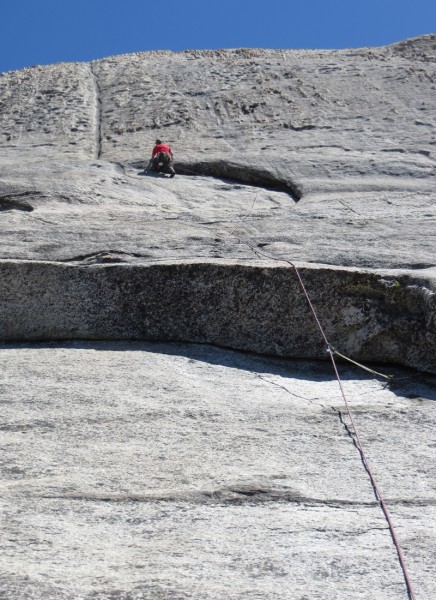 Justin Ross on pitch 4, the crescent flake.