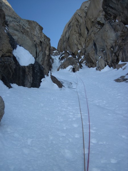 Steve at the 7th belay.