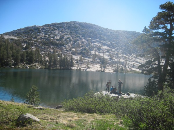 budd lake on the way to the crest
