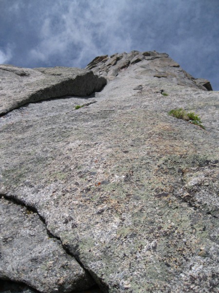 Looking up at the fourth pitch