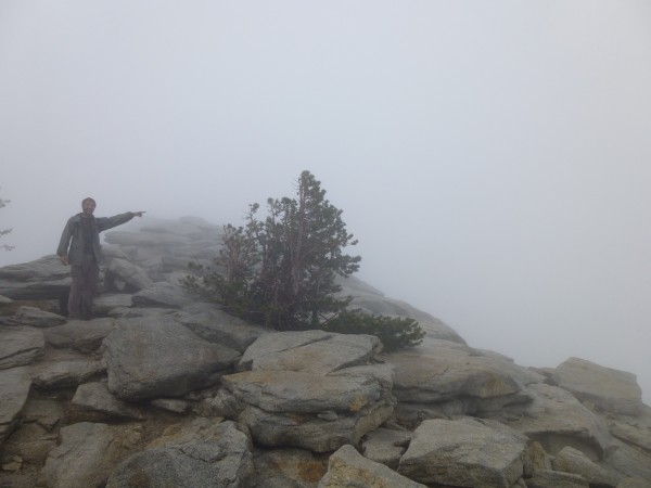 Taking in the awesome views from Clouds Rest.