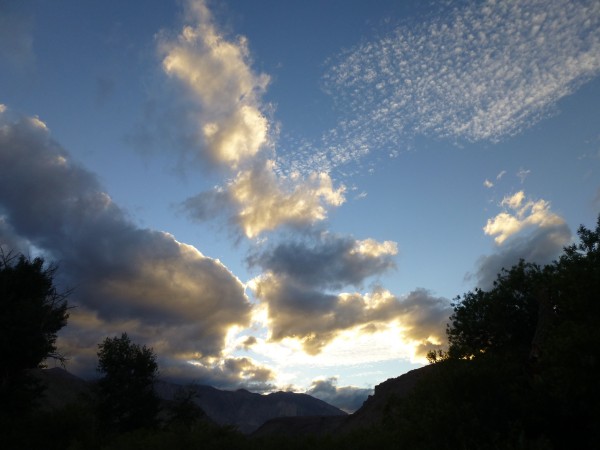 Sunset from the Pleasant Valley Campground