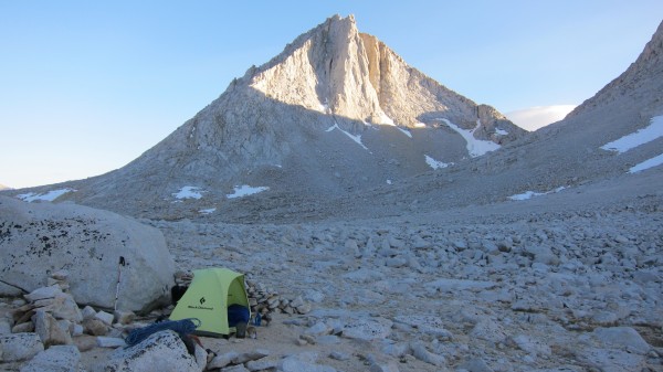 Royce lakes isn't a bad place to camp