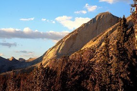 The West Ridge from Young Lakes.