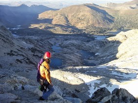 One of two active glaciers in the park....Or so it says.