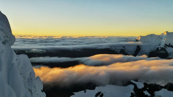 Views from halfway up the Jaeger Route in the morning.