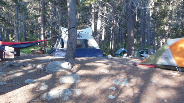 ahhh camp all set up in Tuolumne