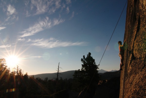 skylyn on the wall at sunset