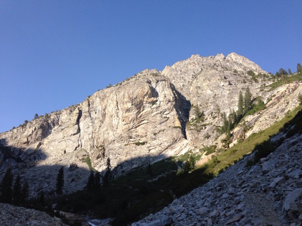 Large Wall above middle fork of the Kings.