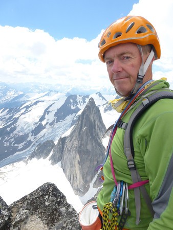 Rick contemplates the distance between the spire and the nearest deli.