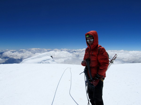 Vitaliy on the summit.