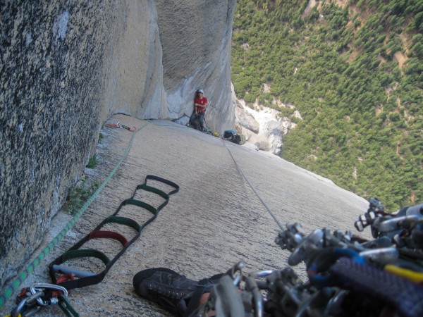 sweet ledge to belay from 16
