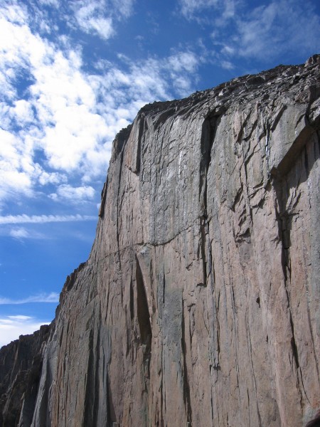 Longs Peak's east face. A more solid choice for a favorite fourteener.