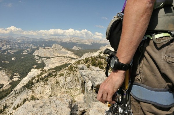 Huecorat diggin the summit view on Tenaya