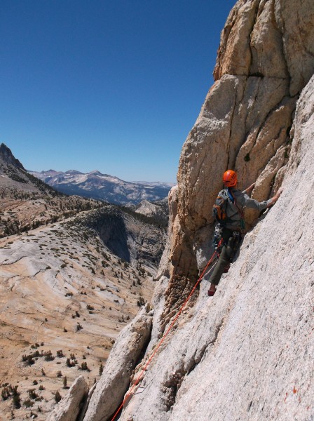 Patrick Henner on Cathedral Peak