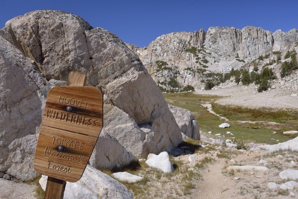 Mule Pass Crossing Back into the Hoover Wilderness