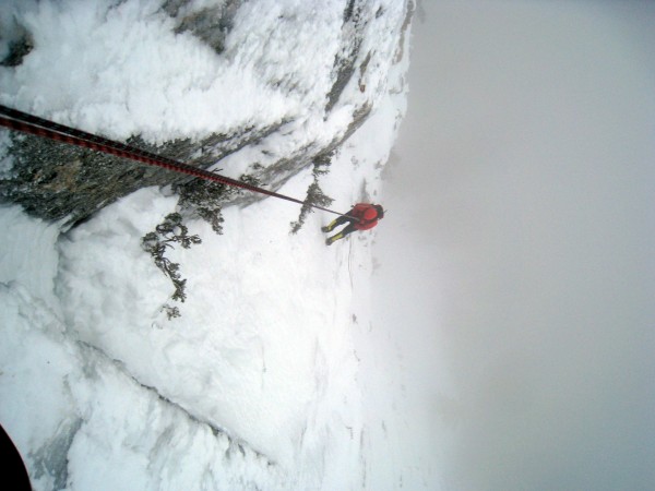 rapping off the North Face of Tahquitz &#40;2010_02_07&#41;