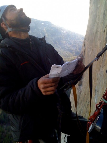This is Nate getting psyched before leading the runout 5.10 pitch &#40...