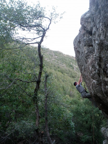 Drunkenmaster does first lead ascent of Synchronicity &#40;5.11&#41;!