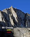 North Buttress of Mt. Goode, with a detached retina - Click for details
