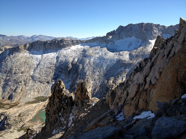 Top out of Right Couloir