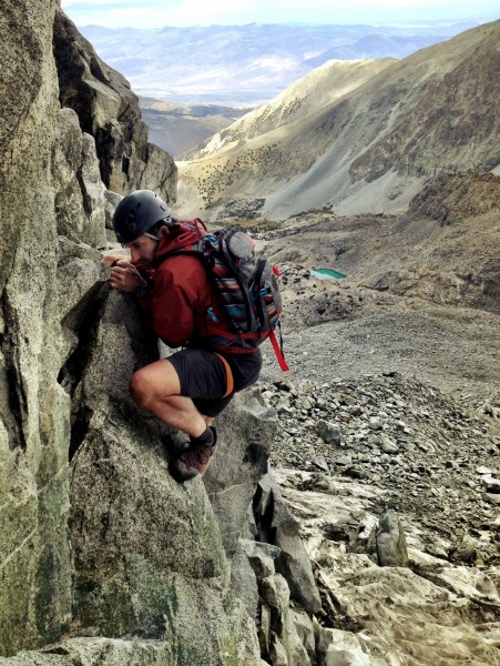 Perhaps because of the glacier receding we found our climbing crux to ...