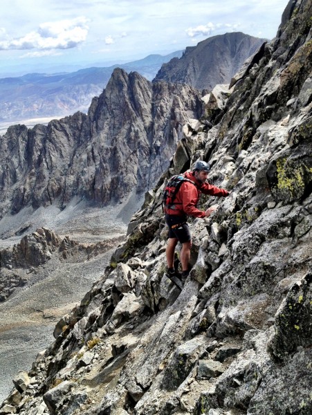 Typical 3rd class terrain on the headwall