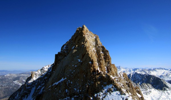 Looking back at Mt Humphreys from NW Ridge