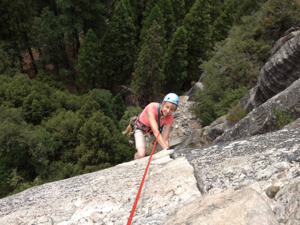 Bron enjoying the top of Nutcracker.