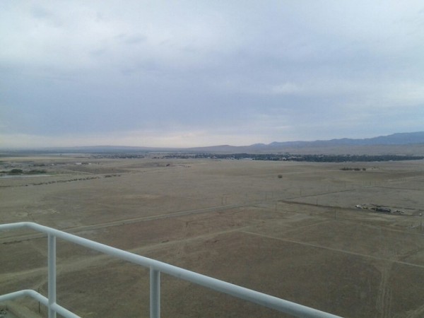 300 ft tower at work in Coalinga CA