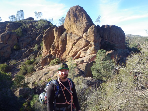 Hiking around with Tirbicios X in back ground