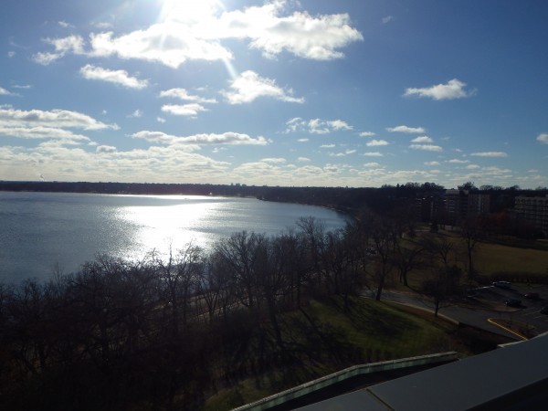 roof top site in minnesota. was cold but amazing view