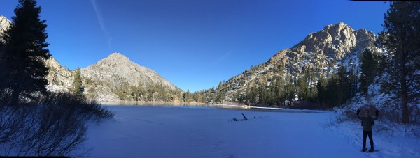 Hiking out