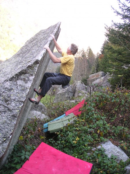 John Earl on a photogenic arete.