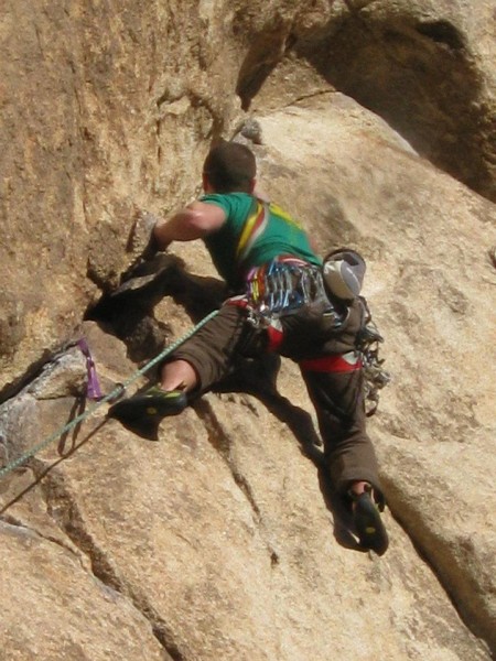 Heading towards the crux, 2012