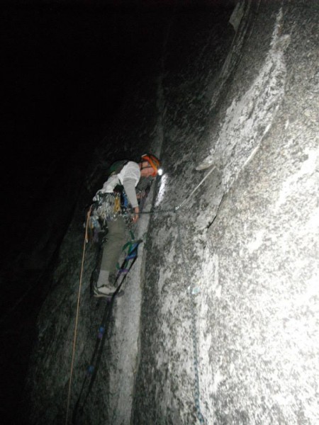 Dave starting the last pitch.