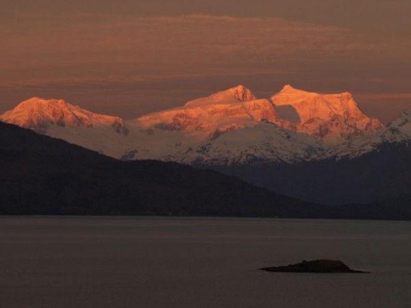 Morning alpenglow.