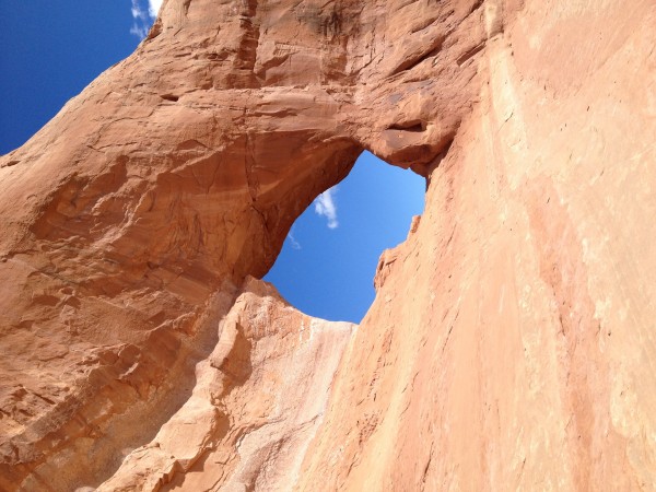 The arch in looking glass rock,